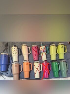 40 oz Stanley Colorful Party Tumblers
